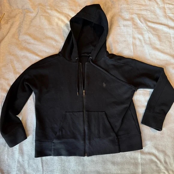 Ralph Lauren Black Hoodie Sweatshirt - Picture 1 of 8